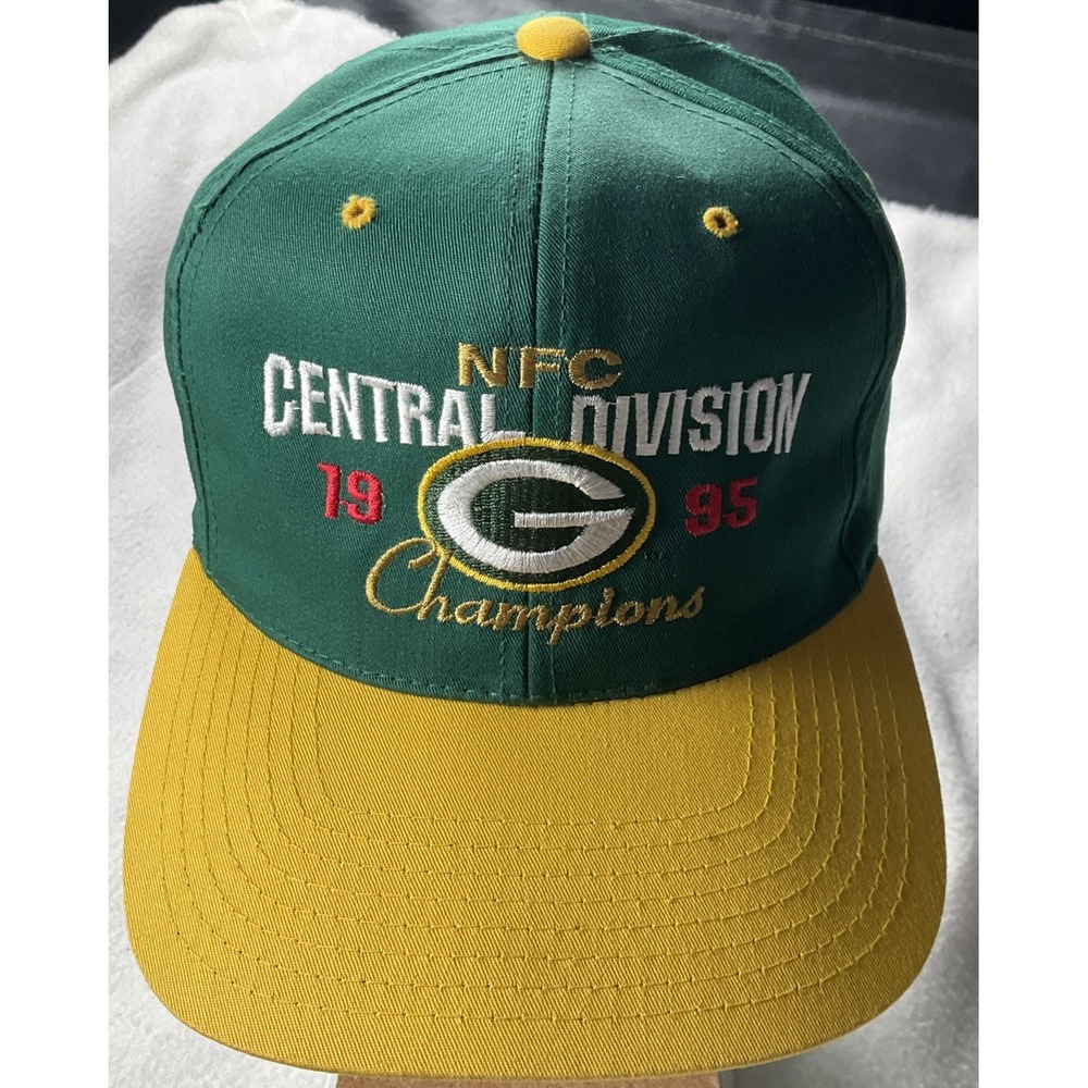 Green Bay‎ Packers Headmaster 1995 NFC Central Division Champs SnapBack NFL Hat
